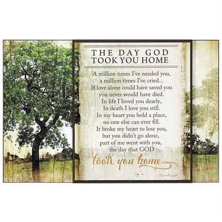 Plaque - The Day God Took You Home