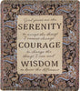 Throw/Tapestry - Serenity Prayer - Paisley - 100% Cotton - 50" X 60"