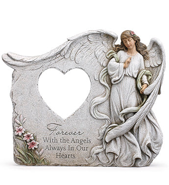 Picture Frame - Heart Shaped - Angel - 