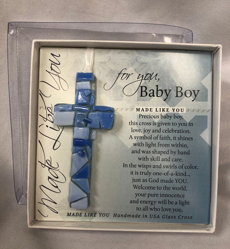 Ornament ~ Baby Cross (Boy and Girl available)