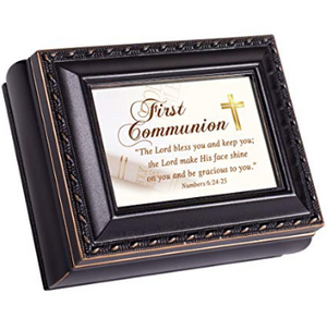Treasure Box ~ First Communion Black or Ivory