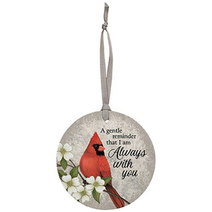 Ornament - Cardinal -  "Always with You"