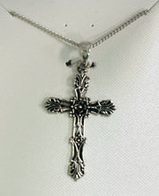 Load image into Gallery viewer, Cross Necklace~Sterling Siver Filigree