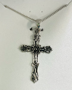 Cross Necklace~Sterling Siver Filigree