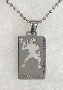 Sports Necklace-Football