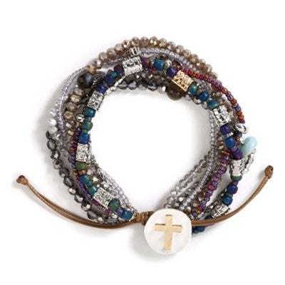 Bracelet - Your Journey: Prayer - Beaded Love - Multiple Color Options