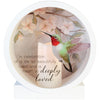 Shadow Box Lantern - "...a life so beautifully lived..."  - Hummingbird and Flowers