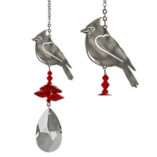 Load image into Gallery viewer, Crystal Suncatcher - Cardinal
