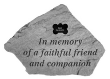 Load image into Gallery viewer, Garden Stone~In Memory Pet with engravable bone