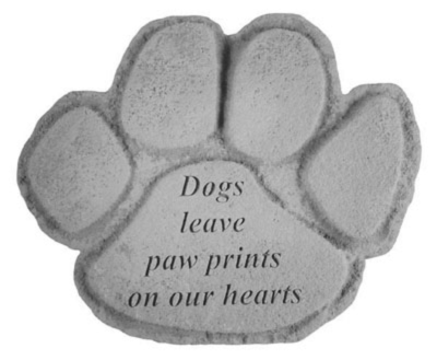 Garden Stone ~ Paw Print