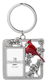 Cardinal Memorial Photo Key Ring