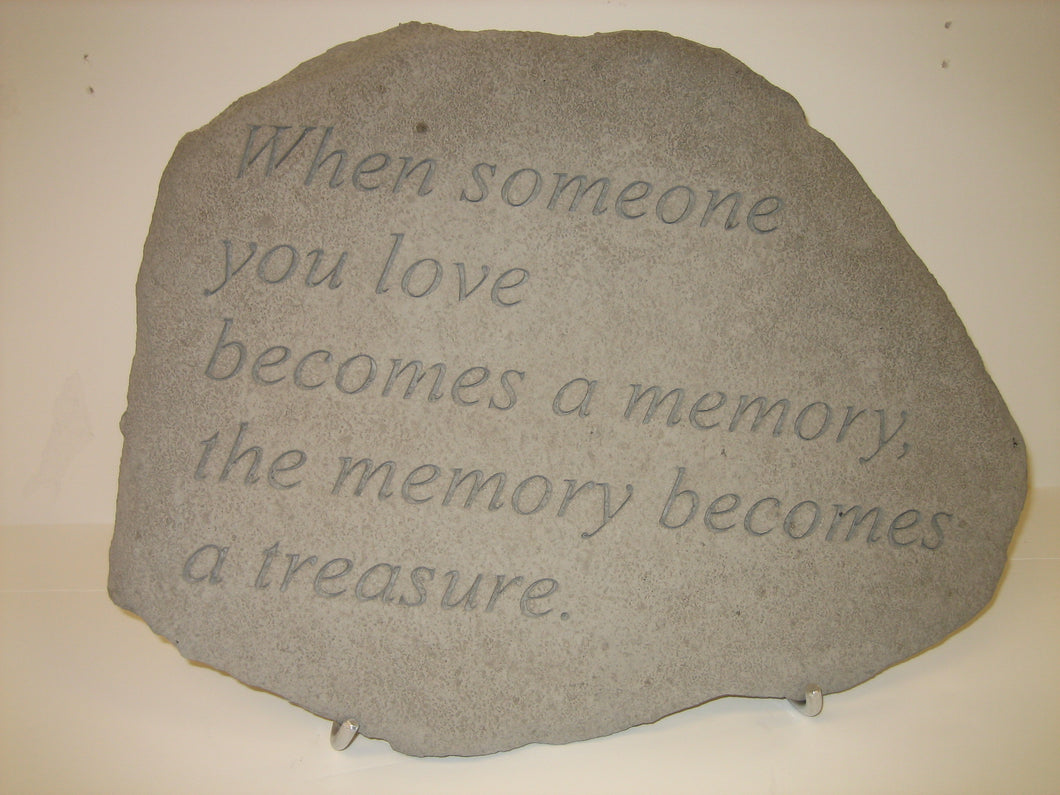 Garden Stone - When Someone You Love Becomes A Memory