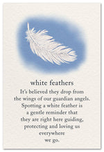 Load image into Gallery viewer, Cards-Condolence/Grief Support-&quot;White Feathers&quot;
